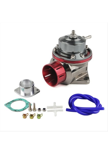 Evrensel Turbo Tahliye Valfi Kiti Stili Fv Intercooler Atık Giriş Egzoz Valfi Araba Modifikasyonu Kırmızı (Yurt Dışından)