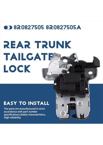 Araba Arka Bagaj Kapağı Kilit Mandal Aktüatörü 8R0827505 8R0827505A Audi A1 A3 A4 B8 A5 S5 A6 C7 A7 S7 Q3 Q5 Tt (Yurt Dışından) fırsatları