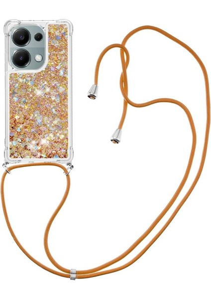 Xiaomi Redmi Note 13 Pro 4g Glitter Ayarlanabilir Kordon Darbeye Dayanıklı Durumda (Yurt Dışından)