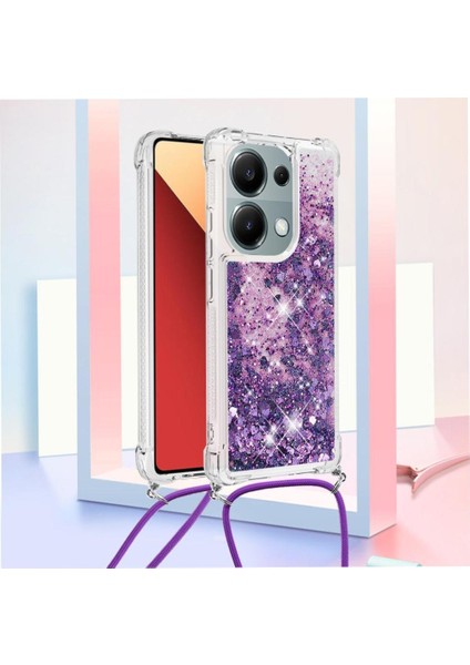 Xiaomi Redmi Note 13 Pro 4g Glitter Ayarlanabilir Kordon Darbeye Dayanıklı Durumda (Yurt Dışından) modelleri