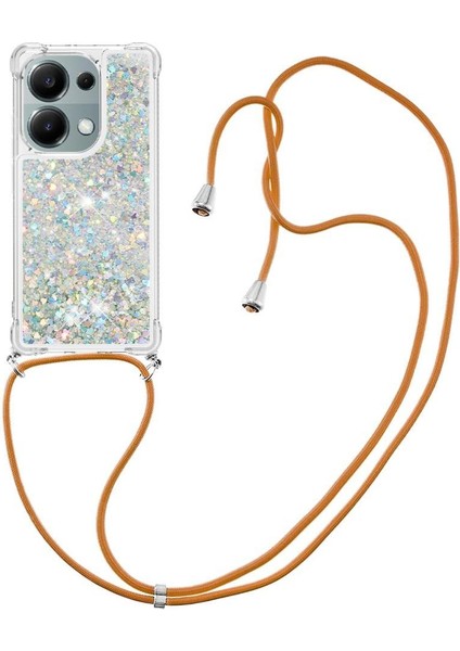 Xiaomi Redmi Note 13 Pro 4g Glitter Ayarlanabilir Kordon Darbeye Dayanıklı Durumda (Yurt Dışından)