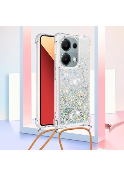 Xiaomi Redmi Note 13 Pro 4g Glitter Ayarlanabilir Kordon Darbeye Dayanıklı Durumda (Yurt Dışından) modelleri