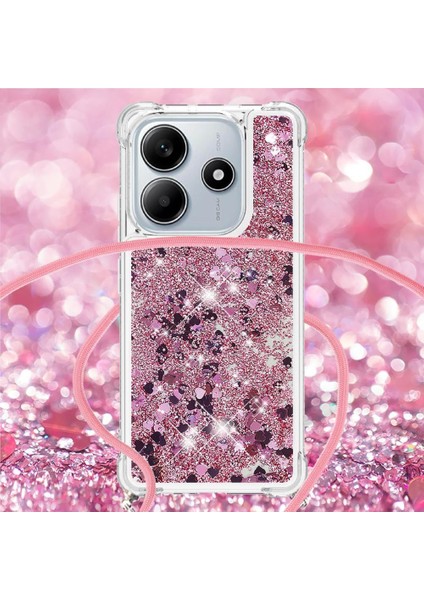 Xiaomi Redmi Note 14 4g Ayarlanabilir Kordon Hafif Glitter İçin Kılıf (Yurt Dışından) fiyatları