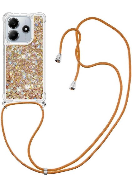 Xiaomi Redmi Note 14 4g Ayarlanabilir Kordon Hafif Glitter İçin Kılıf (Yurt Dışından) fiyatları