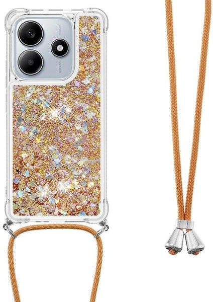 Xiaomi Redmi Note 14 4g Ayarlanabilir Kordon Hafif Glitter İçin Kılıf (Yurt Dışından) modelleri