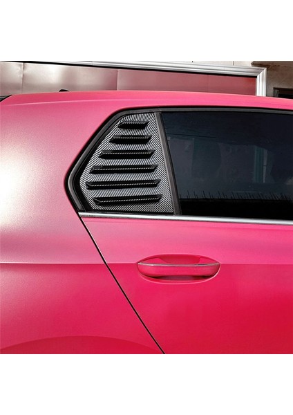 Araba Yan Arka Pencere Deklanşör Yan Havalandırma Kapağı Kaplama Vw Volkswagen Golf Için Dekorasyon 8 Mk8 2020-2022 (Karbon) (Yurt Dışından) indirimleri