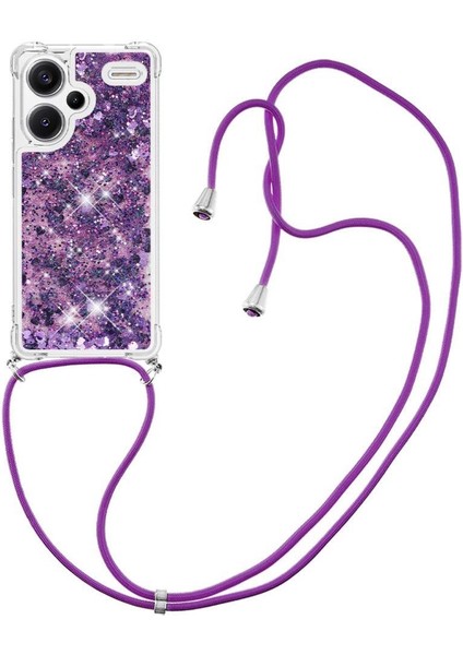 Xiaomi Redmi Note 13 Pro Plus Lens Koruma Hafif Glitter İçin Kılıf (Yurt Dışından)