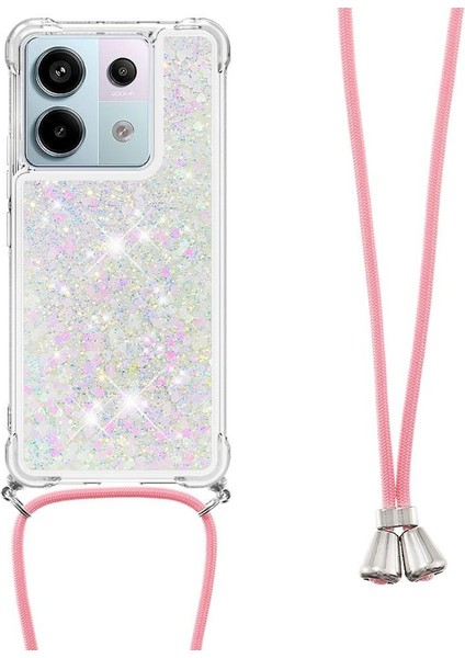 Xiaomi Redmi Note 13 Pro 5g Lens Koruma Hafif Glitter İçin Kılıf (Yurt Dışından)