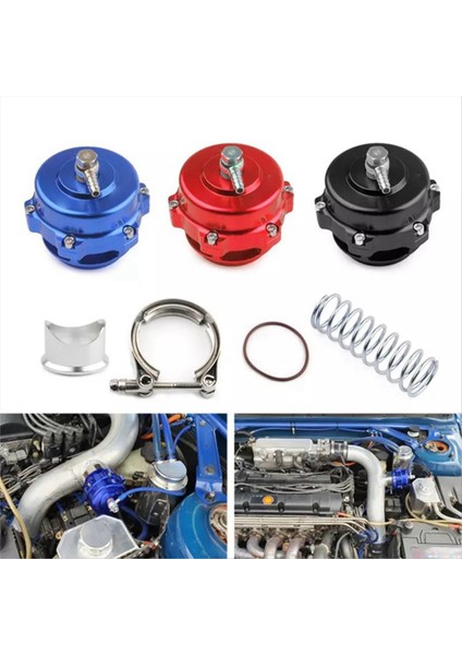 Araç Modifikasyonu 50MM Blow Off Valf Kiti Türbin Basınç Tahliyesi Valf Kiti Bov Türbin Havalandırma Valfi Mavi (Yurt Dışından) fırsatları