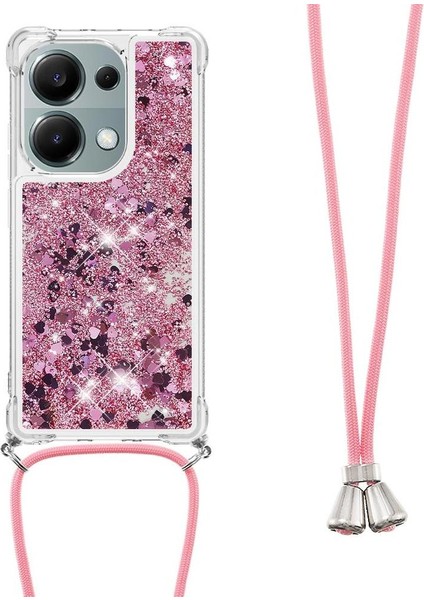 Xiaomi Redmi Note 13 Pro 4g Glitter Ayarlanabilir Kordon Darbeye Dayanıklı Durumda (Yurt Dışından)