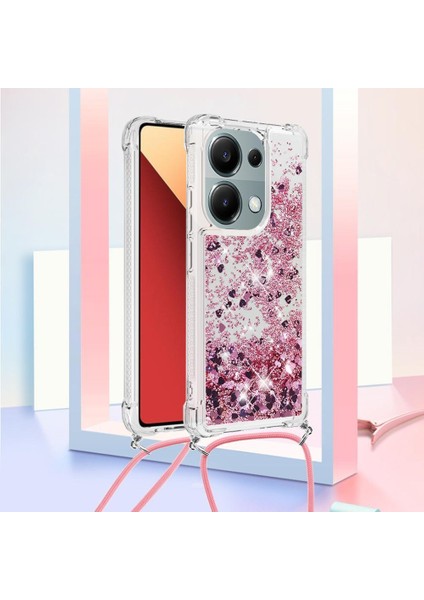 Xiaomi Redmi Note 13 Pro 4g Glitter Ayarlanabilir Kordon Darbeye Dayanıklı Durumda (Yurt Dışından) modelleri