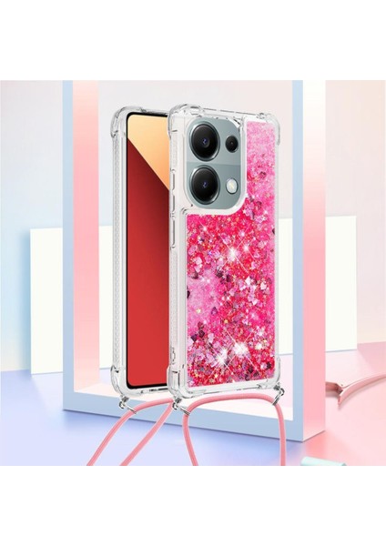 Xiaomi Redmi Note 13 Pro 4g Glitter Ayarlanabilir Kordon Darbeye Dayanıklı Durumda (Yurt Dışından) modelleri