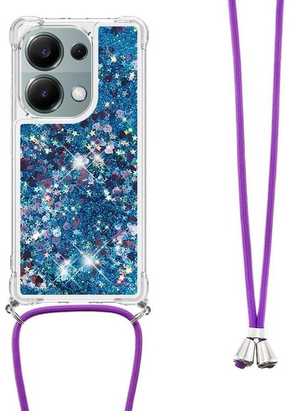 Xiaomi Redmi Note 13 Pro 4g Glitter Ayarlanabilir Kordon Darbeye Dayanıklı Durumda (Yurt Dışından)