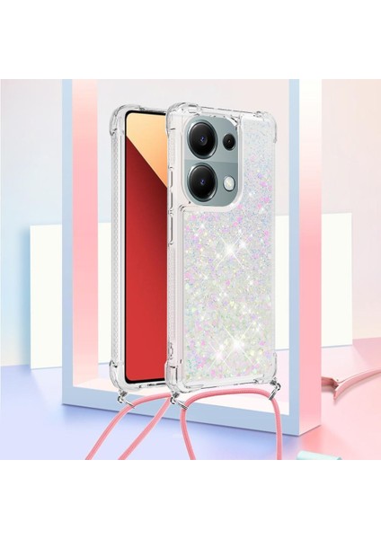 Xiaomi Redmi Note 13 Pro 4g Glitter Ayarlanabilir Kordon Darbeye Dayanıklı Durumda (Yurt Dışından) modelleri
