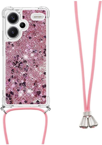 Xiaomi Redmi Note 13 Pro Plus Lens Koruma Hafif Glitter İçin Kılıf (Yurt Dışından)