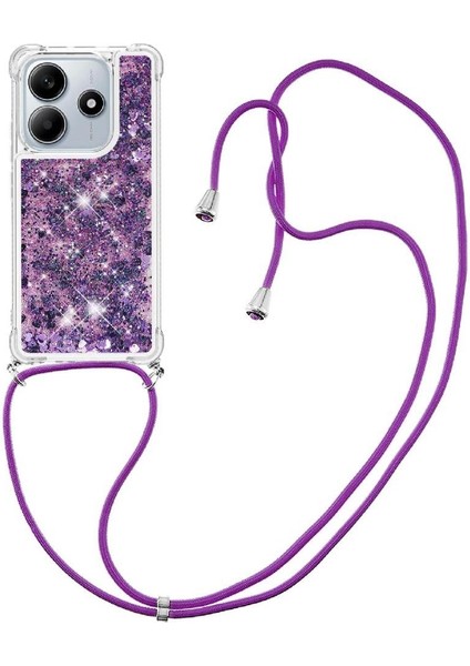 Xiaomi Redmi Note 14 4g Ayarlanabilir Kordon Hafif Glitter İçin Kılıf (Yurt Dışından) fiyatları
