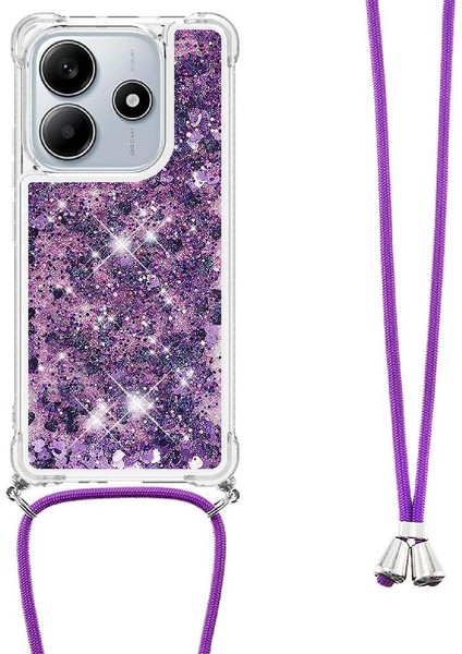 Xiaomi Redmi Note 14 4g Ayarlanabilir Kordon Hafif Glitter İçin Kılıf (Yurt Dışından) modelleri