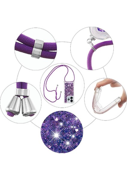 Xiaomi Redmi Note 14 4g Ayarlanabilir Kordon Hafif Glitter İçin Kılıf (Yurt Dışından) fırsatları
