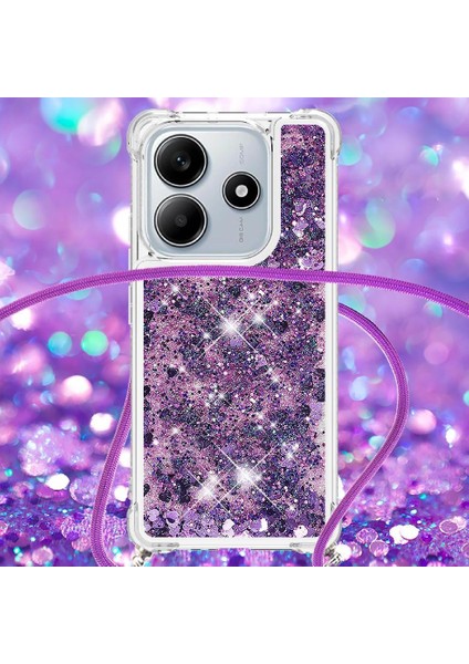 Xiaomi Redmi Note 14 4g Ayarlanabilir Kordon Hafif Glitter İçin Kılıf (Yurt Dışından) indirimleri