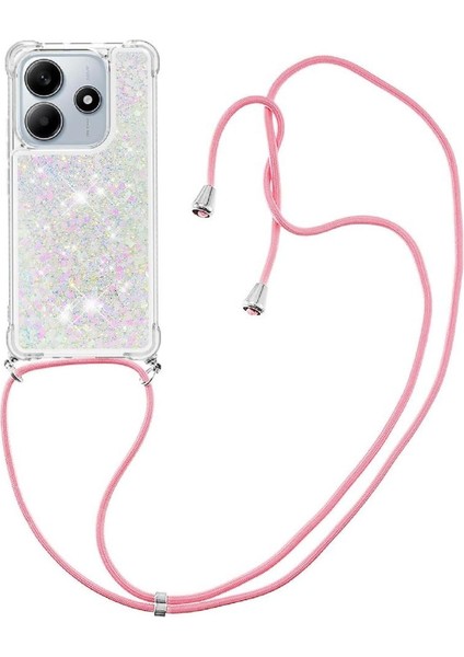 Xiaomi Redmi Note 14 4g Ayarlanabilir Kordon Hafif Glitter İçin Kılıf (Yurt Dışından)