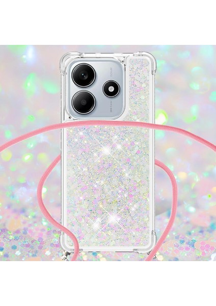 Xiaomi Redmi Note 14 4g Ayarlanabilir Kordon Hafif Glitter İçin Kılıf (Yurt Dışından) fiyatları