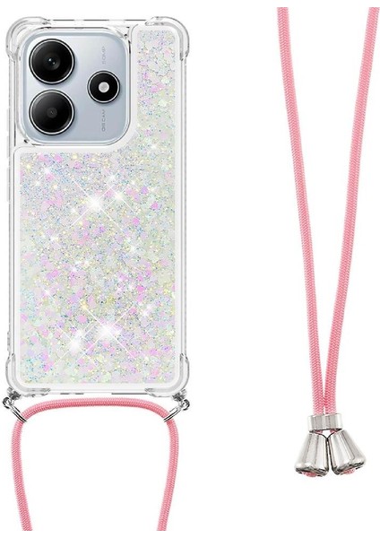 Xiaomi Redmi Note 14 4g Ayarlanabilir Kordon Hafif Glitter İçin Kılıf (Yurt Dışından) modelleri