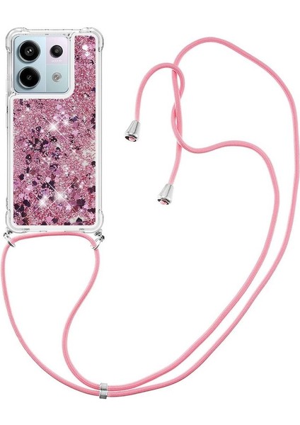 Xiaomi Redmi Note 13 Pro 5g Lens Koruma Hafif Glitter İçin Kılıf (Yurt Dışından)