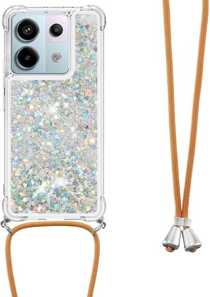 Xiaomi Redmi Note 13 Pro 5g Lens Koruma Hafif Glitter İçin Kılıf (Yurt Dışından)