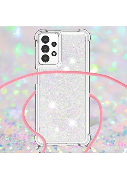 Samsung Galaxy A13 4g Glitter Hafif Dört Köşeli Darbeye Dayanıklı Kılıf (Yurt Dışından) indirimleri