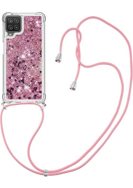 Samsung Galaxy A12 Ayarlanabilir Kordon Dört Köşeli Darbeye Dayanıklı Lens İçin Kılıf (Yurt Dışından) fiyatları