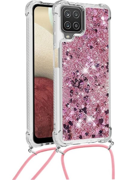 Samsung Galaxy A12 Ayarlanabilir Kordon Dört Köşeli Darbeye Dayanıklı Lens İçin Kılıf (Yurt Dışından) modelleri