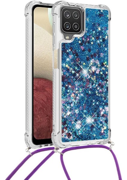 Samsung Galaxy A12 Ayarlanabilir Kordon Dört Köşeli Darbeye Dayanıklı Lens İçin Kılıf (Yurt Dışından) modelleri