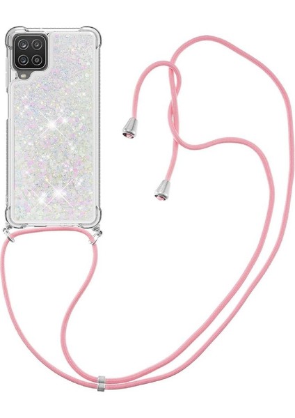 Samsung Galaxy A12 Ayarlanabilir Kordon Dört Köşeli Darbeye Dayanıklı Lens İçin Kılıf (Yurt Dışından) fiyatları