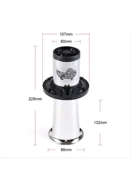 Araba Hava Boynuzu Ahooga Klaxon 12V Vintage Oo-Ga Ford Model T Tarzı Eski Okul Chrome 115DB Motosiklet (Yurt Dışından) fırsatları