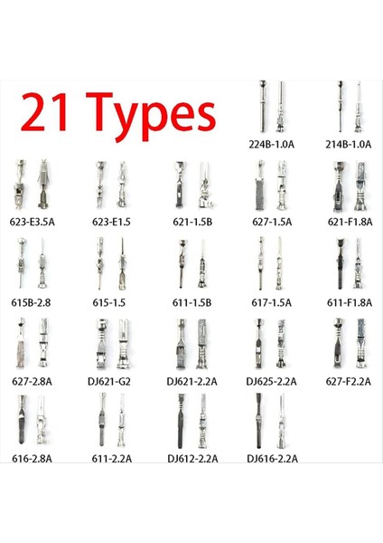 690PCS Konnektör Pimleri Sırplı Terminal Otomotiv Araba Kiti Elektrik 1-3 5mm Motosiklet Atv Tel Erkek Kadın Kıvrım Seti (Yurt Dışından) fırsatları