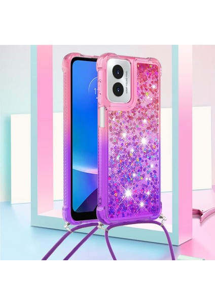 Motorola Moto G Play 4g 2024 Degrade Renkli Telefon İçin Quicksand Telefon Kılıfı (Yurt Dışından) indirimleri