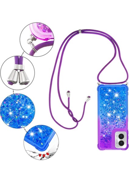 Motorola Moto G Play 4g 2024 Degrade Renkli Telefon İçin Quicksand Telefon Kılıfı (Yurt Dışından) fiyatları