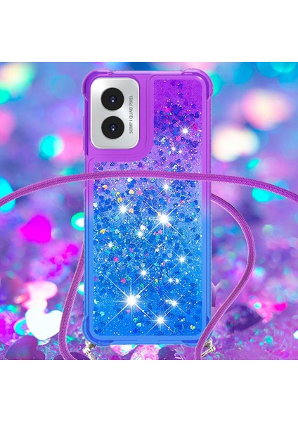 Motorola Moto G Play 4g 2024 Degrade Renkli Telefon İçin Quicksand Telefon Kılıfı (Yurt Dışından) modelleri