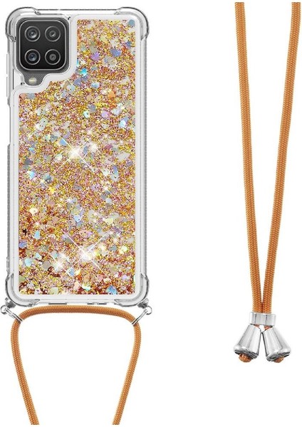 Samsung Galaxy A12 Ayarlanabilir Kordon Dört Köşeli Darbeye Dayanıklı Lens İçin Kılıf (Yurt Dışından) fiyatları