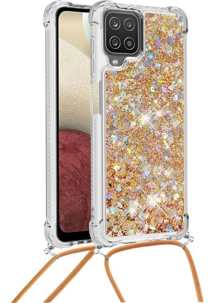 Samsung Galaxy A12 Ayarlanabilir Kordon Dört Köşeli Darbeye Dayanıklı Lens İçin Kılıf (Yurt Dışından) modelleri