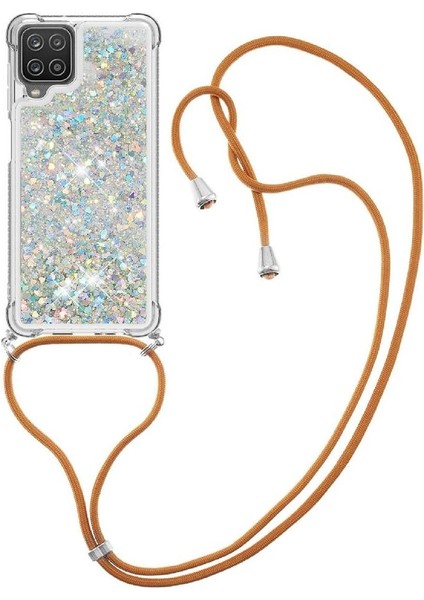 Samsung Galaxy A12 Ayarlanabilir Kordon Dört Köşeli Darbeye Dayanıklı Lens İçin Kılıf (Yurt Dışından) fiyatları