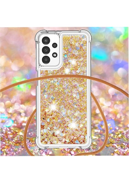 Samsung Galaxy A13 4g Glitter Hafif Dört Köşeli Darbeye Dayanıklı Kılıf (Yurt Dışından) indirimleri
