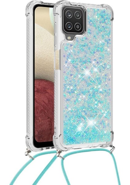 Samsung Galaxy A12 Ayarlanabilir Kordon Dört Köşeli Darbeye Dayanıklı Lens İçin Kılıf (Yurt Dışından) fiyatları