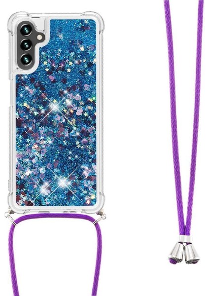 Samsung Galaxy A13 5g Glitter Lens Koruma Ayarlanabilir Kordon İçin Kılıf (Yurt Dışından) modelleri