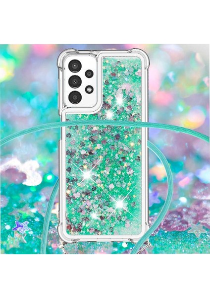 Samsung Galaxy A13 4g Glitter Hafif Dört Köşeli Darbeye Dayanıklı Kılıf (Yurt Dışından) indirimleri