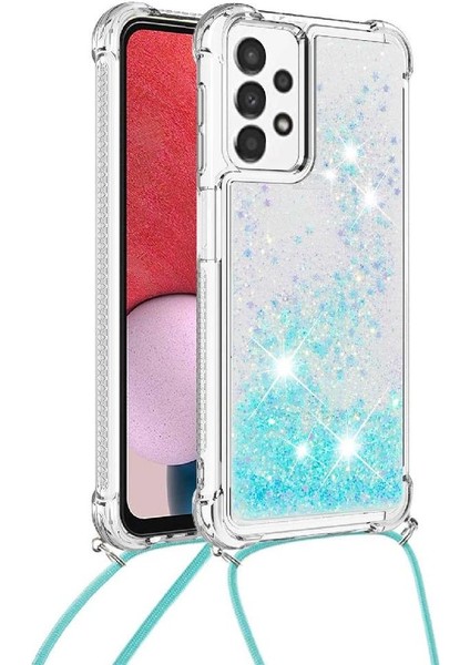 Samsung Galaxy A13 4g Glitter Hafif Dört Köşeli Darbeye Dayanıklı Kılıf (Yurt Dışından) modelleri