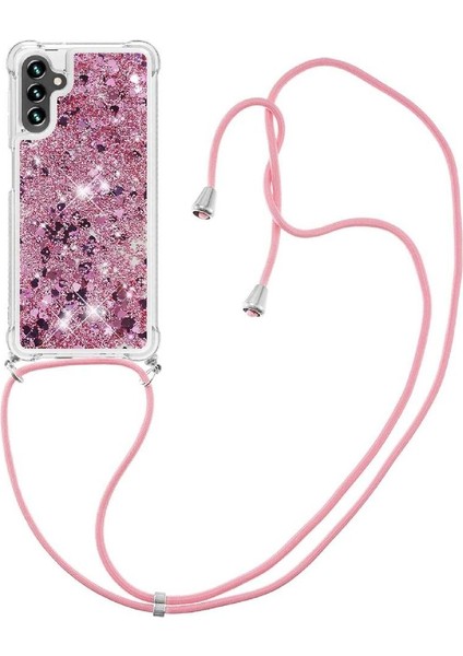 Samsung Galaxy A13 5g Glitter Lens Koruma Ayarlanabilir Kordon İçin Kılıf (Yurt Dışından) modelleri
