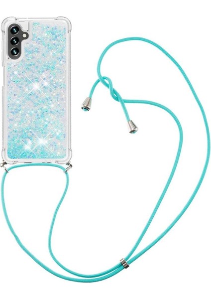 Samsung Galaxy A13 5g Glitter Lens Koruma Ayarlanabilir Kordon İçin Kılıf (Yurt Dışından)