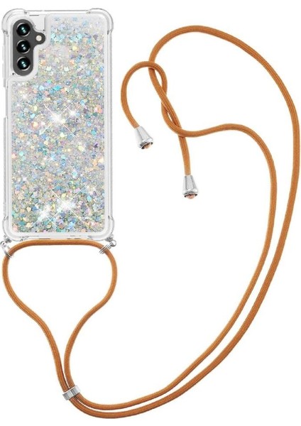 Samsung Galaxy A13 5g Glitter Lens Koruma Ayarlanabilir Kordon İçin Kılıf (Yurt Dışından) modelleri
