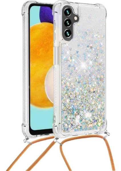 Samsung Galaxy A13 5g Glitter Lens Koruma Ayarlanabilir Kordon İçin Kılıf (Yurt Dışından) fırsatları